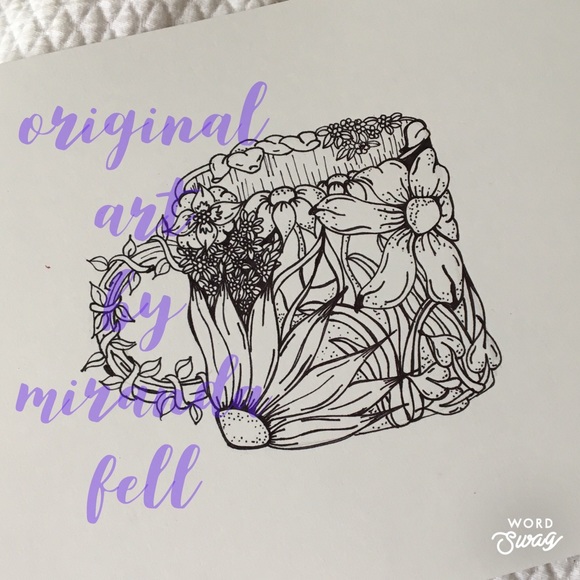 Other - Mug in Bloom - Original Art Print